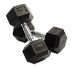 Набор гексагональных гантелей 10 пар от 1 до 10 кг VictoryFit