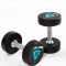 Гантели в уретане LIVEPRO Premium Urethane Dumbbells 8 кг, черный/синий