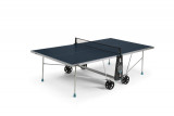 Всепогодный теннисный стол CORNILLEAU Outdoor 100X для улицы (темно-синий) с сеткой