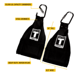 Подвесные петли Береша (подвесные петли для турника, петли для пресса) Body-Solid AAB2