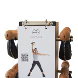 NOHrD Swing Turm Набор гантелей с подставкой, материал: дуб, общий вес: 26 кг