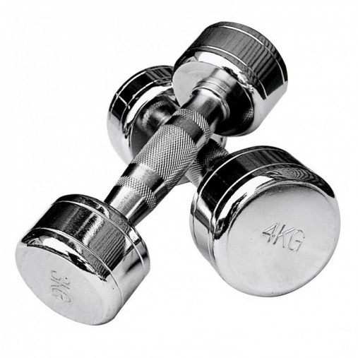 Набор хромированных гантелей 1-10 кг (10 пар) Aerofit AFCD1-10