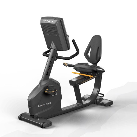Горизонтальный велотренажер Matrix Endurance. Консоль LED