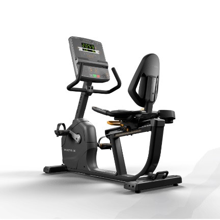Горизонтальный велотренажер Matrix Endurance. Консоль LED