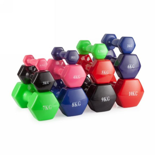 Пара гантелей в виниловой оболочке 1 кг VictoryFit VF-DV010