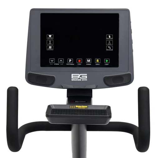 Велотренажер горизонтальный с генератором профессиональный BRONZE GYM R1000M PRO TURBO (new)