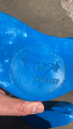 Накладка на гриф PERFORM BETTER Manta Ray синий Накладка на гриф PERFORM BETTER Manta Ray синий